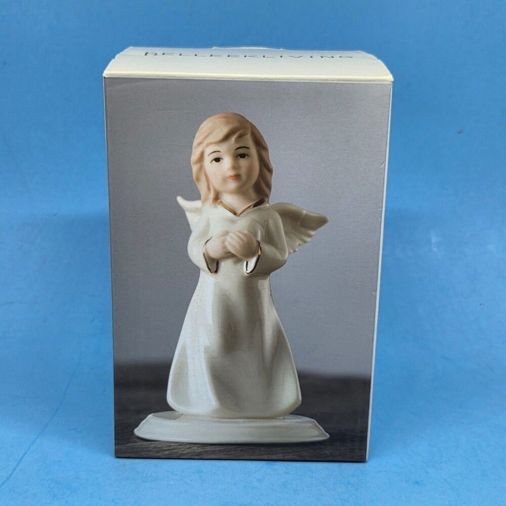Belleek Living Pottery Mini Angel of Love Figurine
